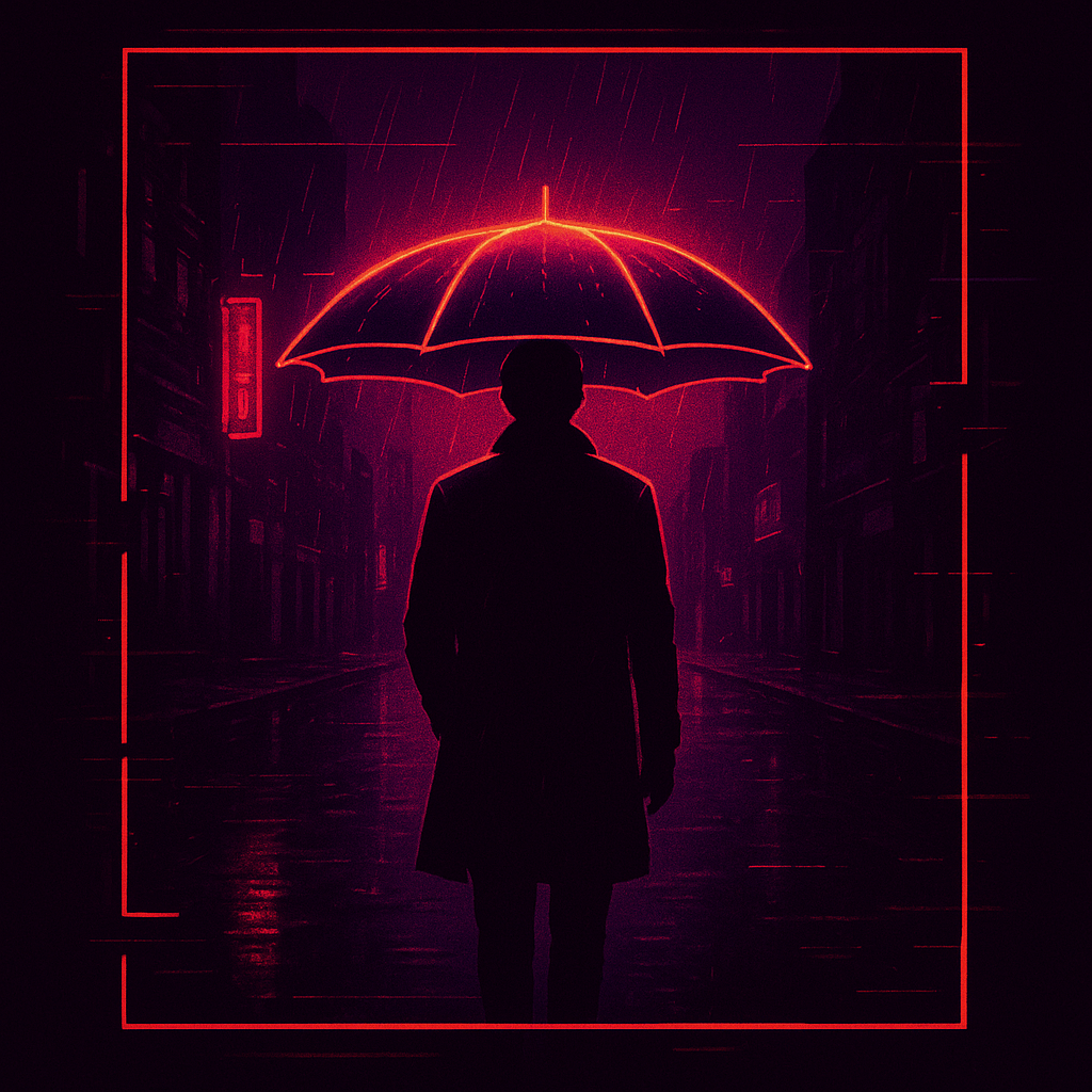 Poster: neon theater, playable noir vignette